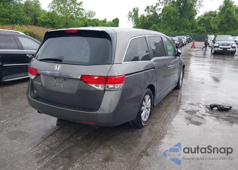 2017 Honda Odyssey Ex-L from USA, damaged, VIN 5FNRL5H66HB002837